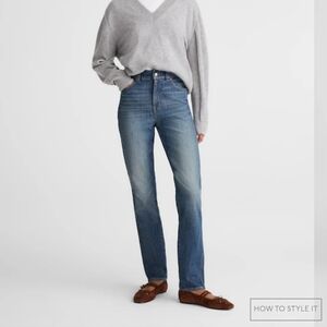 Madewell The Perfect Vintage Dark Wash Jean Size 30